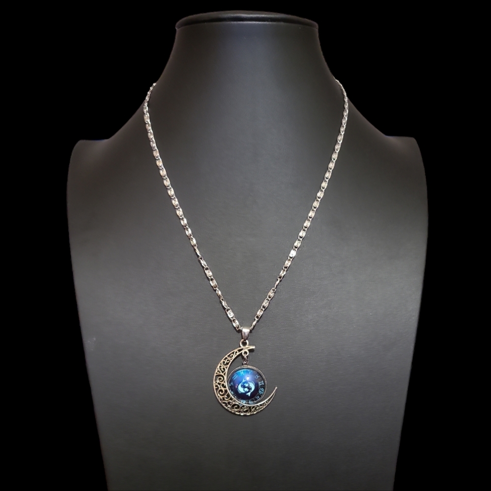 18" Pisces Cresent Moon Fashion Necklace Lot 8